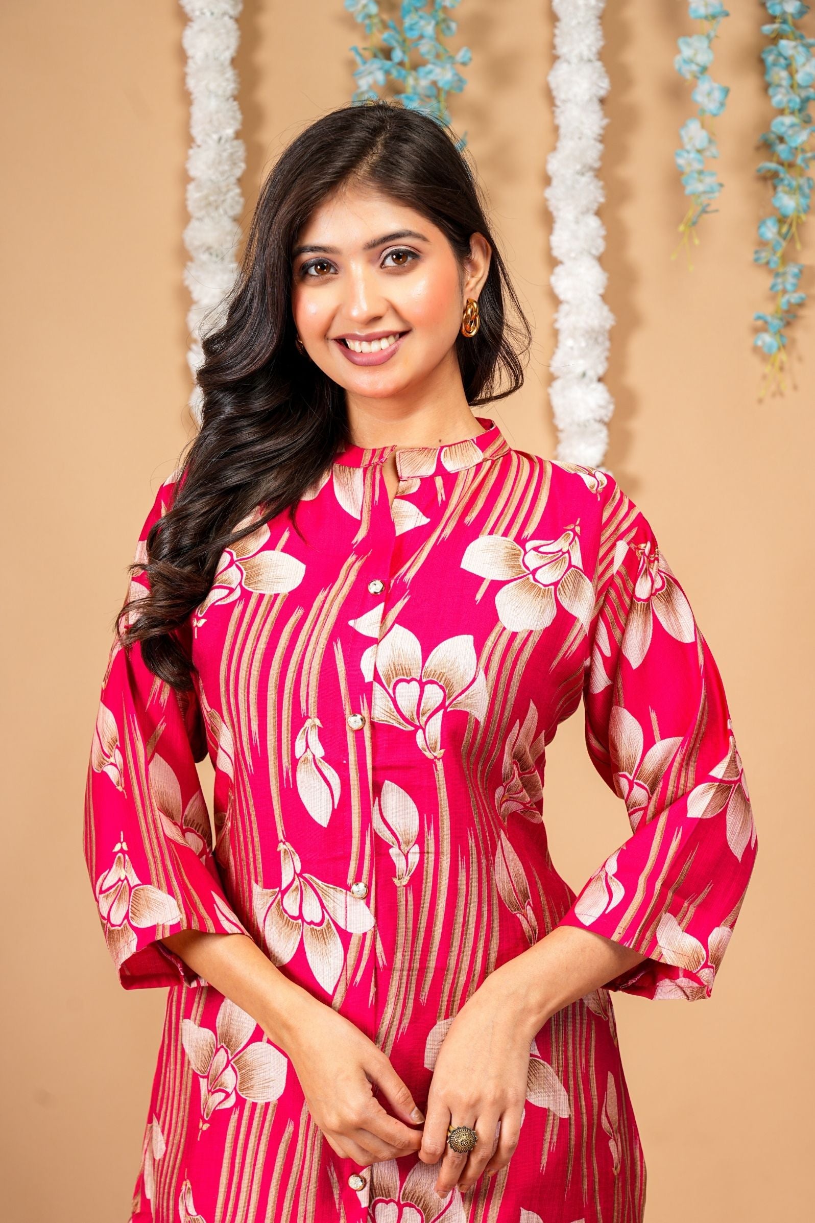 Floral Rouge Red Co-ord Set