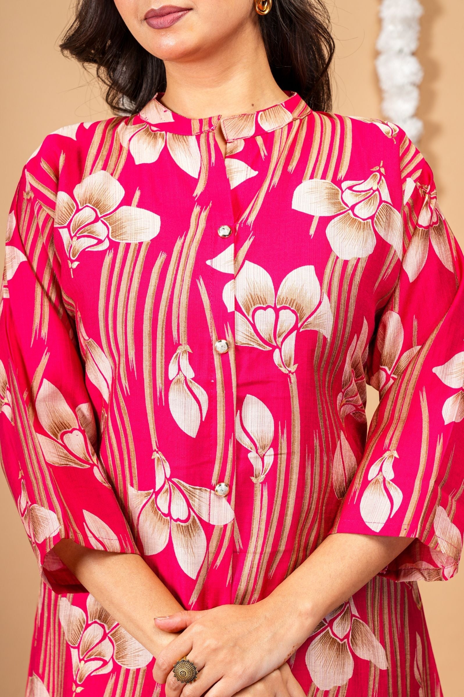 Floral Rouge Red Co-ord Set