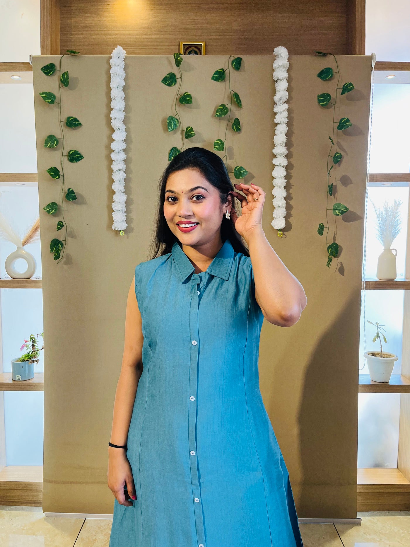Teal Ease Kurta Set
