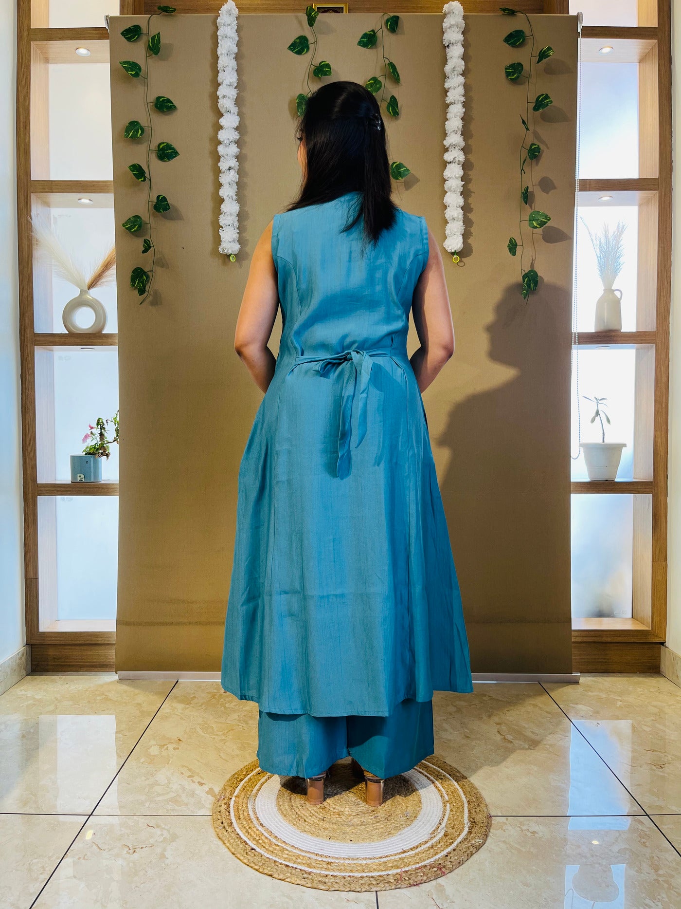 Teal Ease Kurta Set
