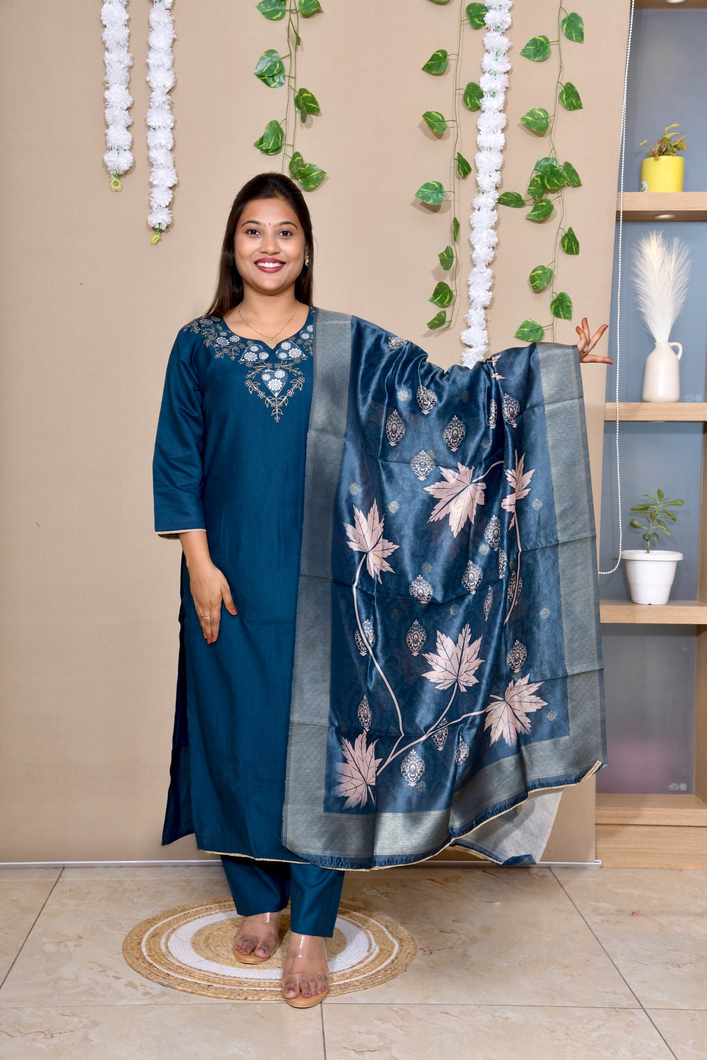 Neel Kamal Embroidered Suit Set