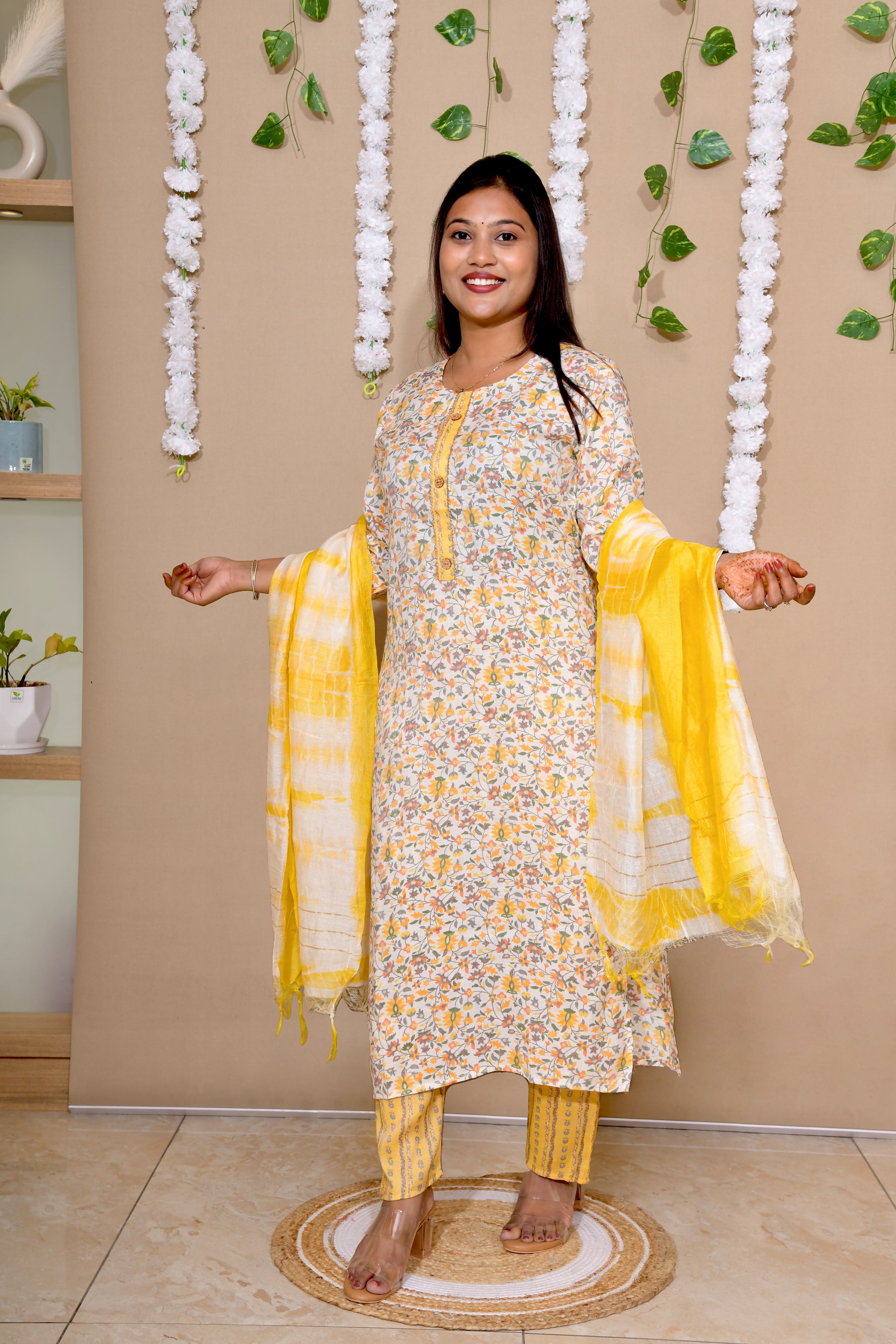 Sunny Meadow Breeze Cotton Suit Set