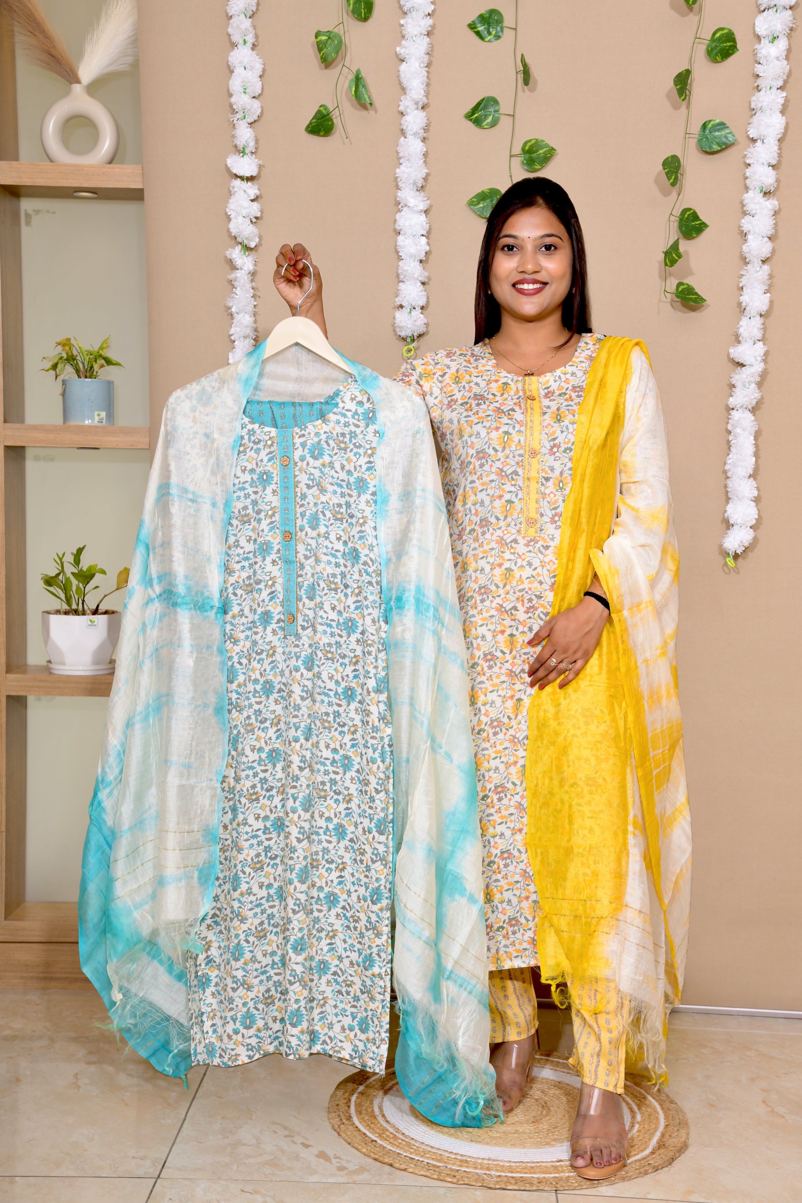 Sunny Meadow Breeze Cotton Suit Set