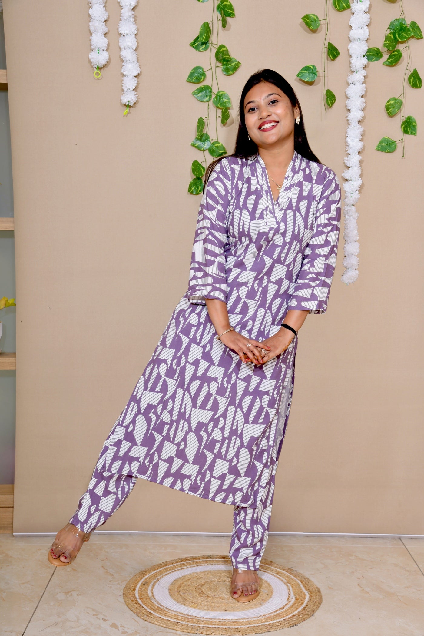 Abstract Aura Everyday Kurta Set