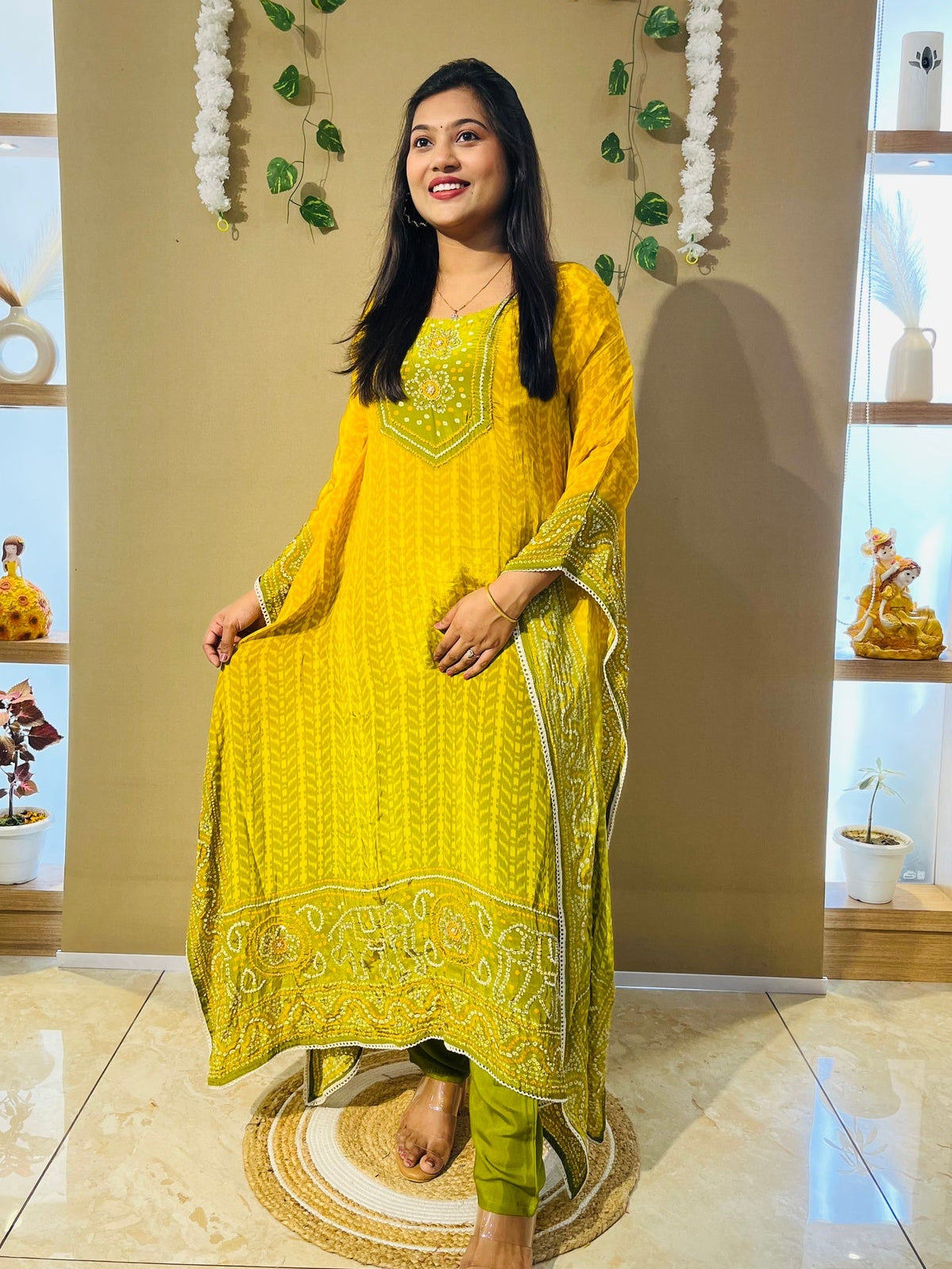 Sunlit Glow Kaftan Kurta Set