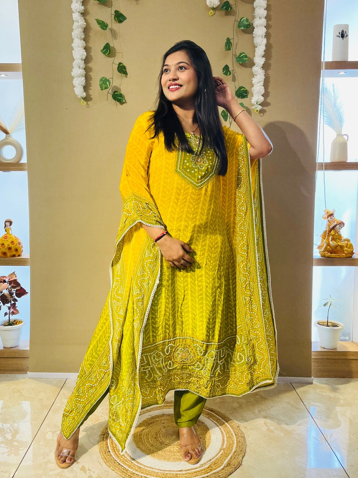 Sunlit Glow Kaftan Kurta Set