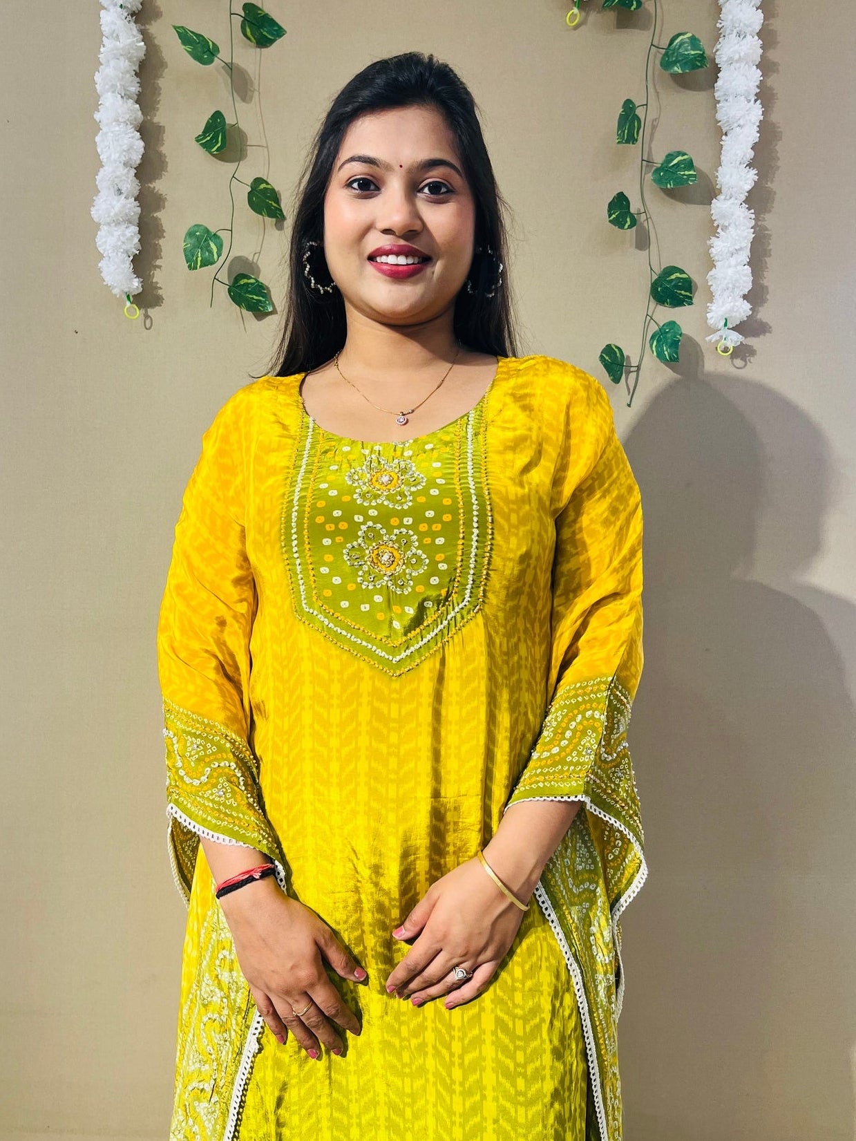 Sunlit Glow Kaftan Kurta Set