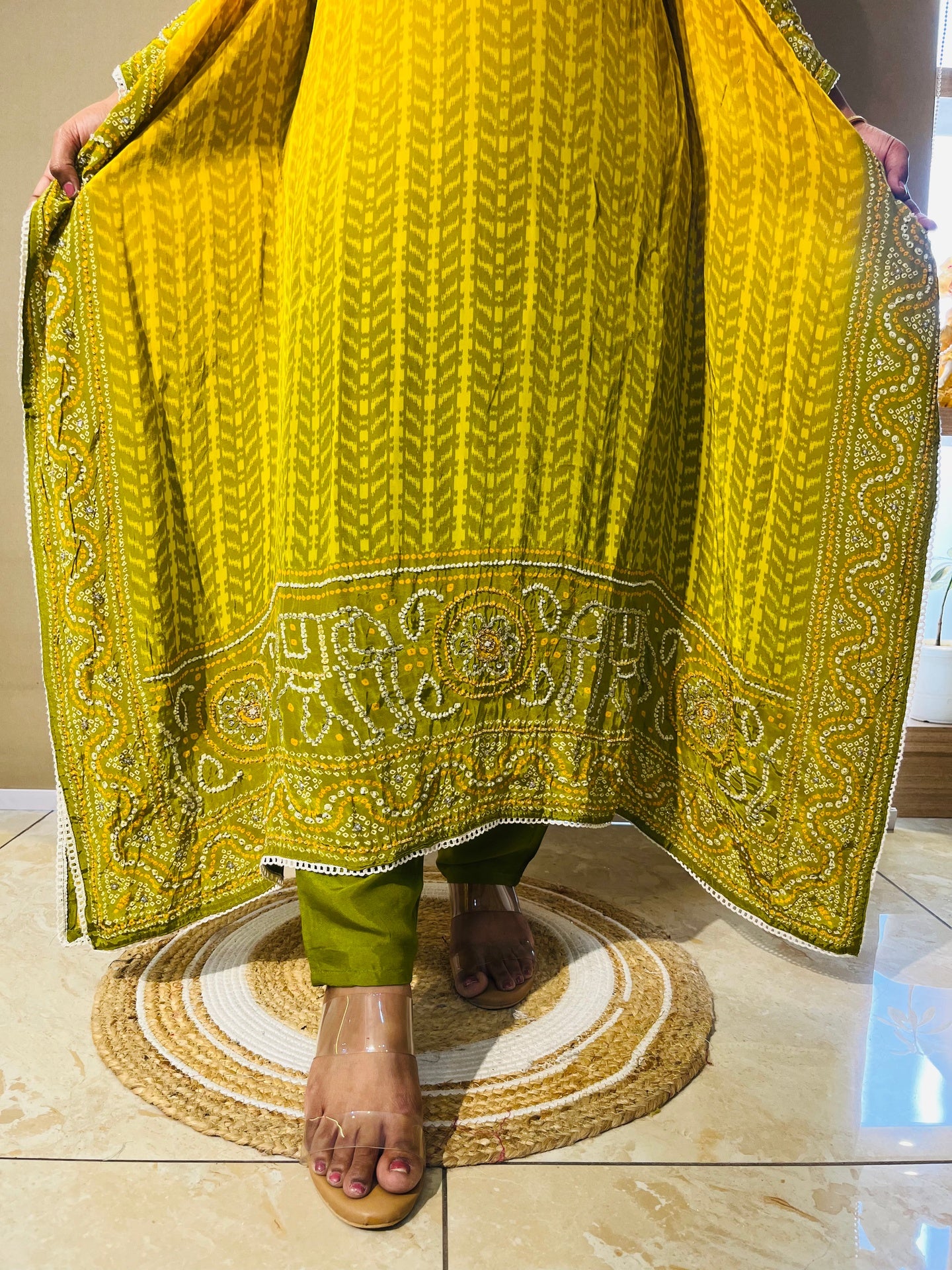 Sunlit Glow Kaftan Kurta Set