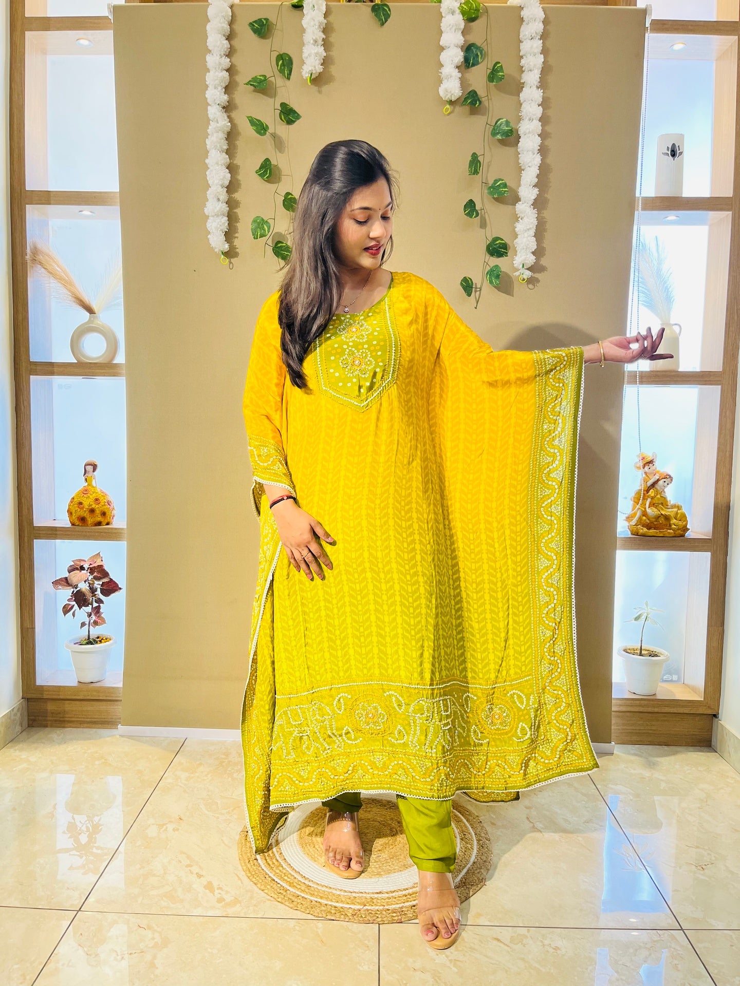 Sunlit Glow Kaftan Kurta Set