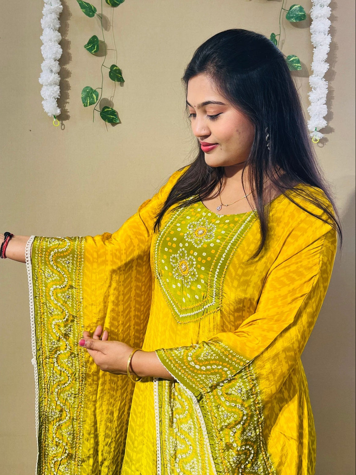 Sunlit Glow Kaftan Kurta Set