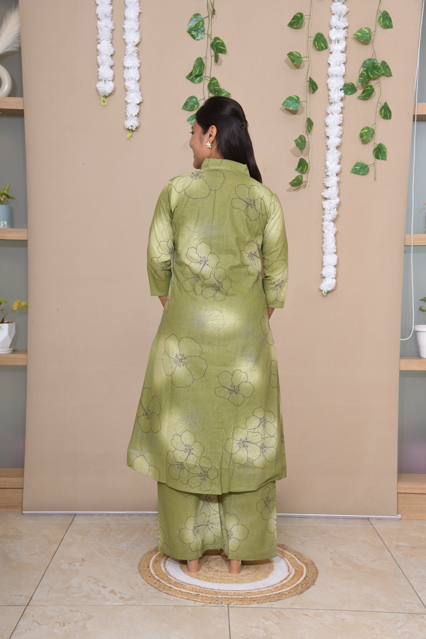 Sage Green Floral Co-ord Set
