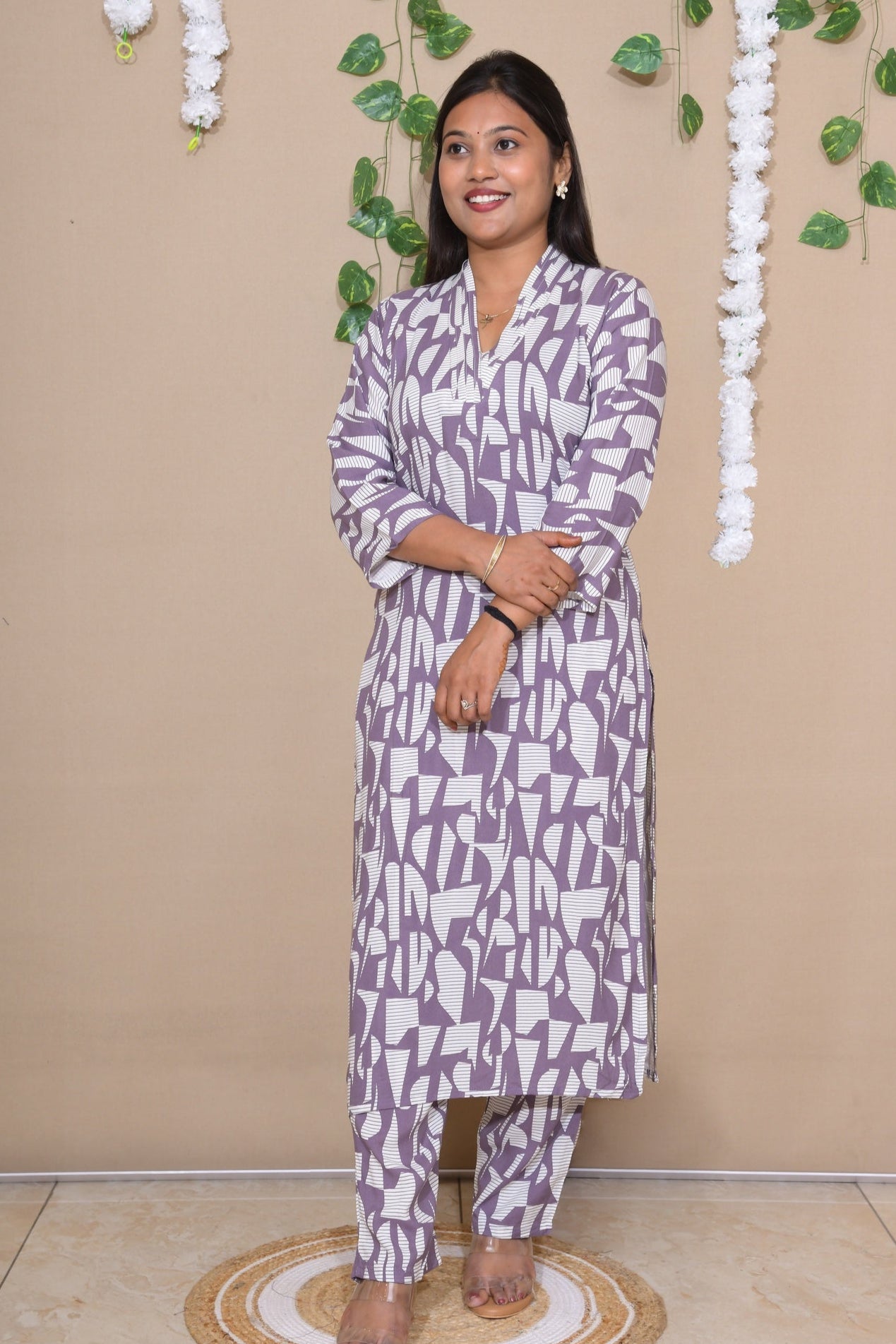 Abstract Aura Everyday Kurta Set