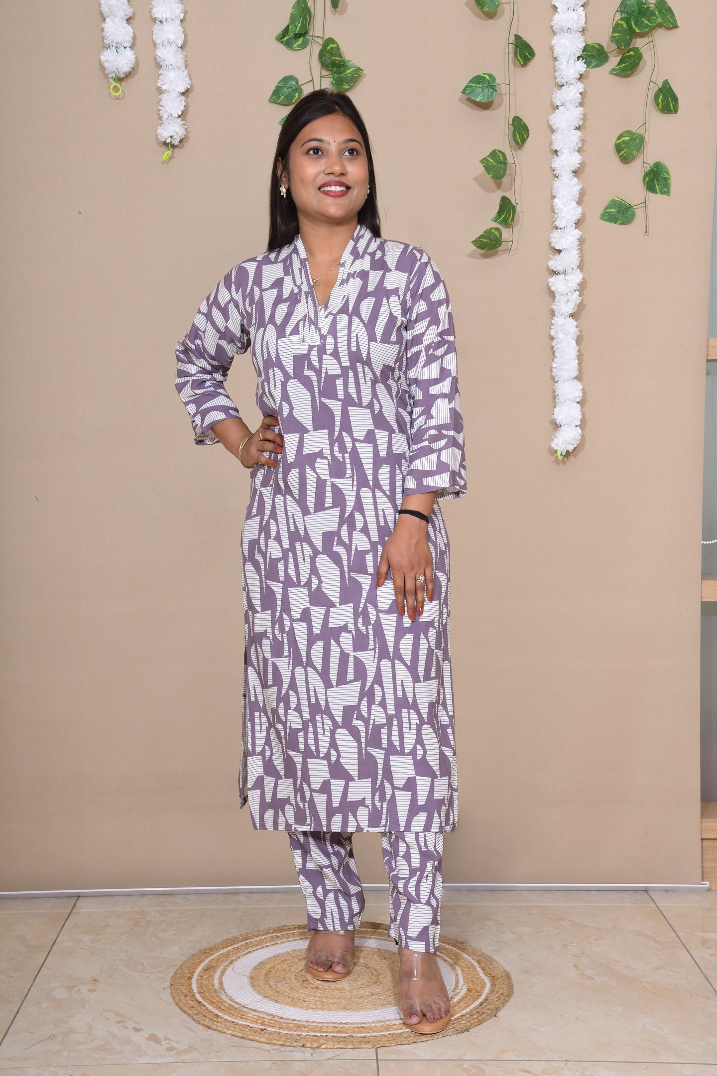 Abstract Aura Everyday Kurta Set