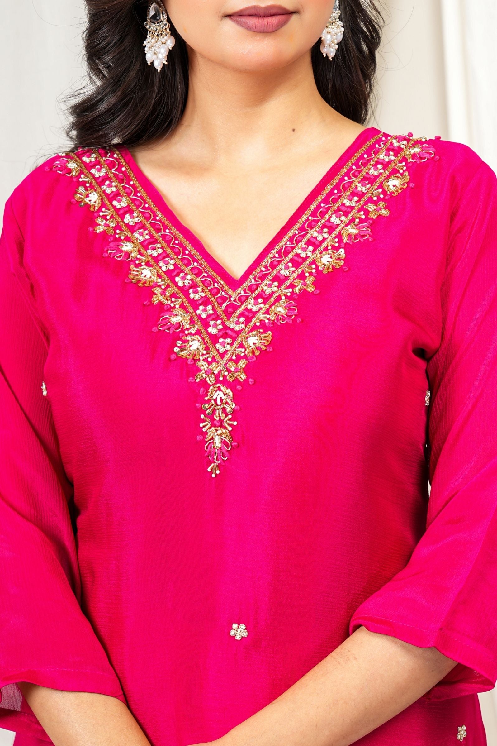 Fuchsia Pink Radiance Suit Set